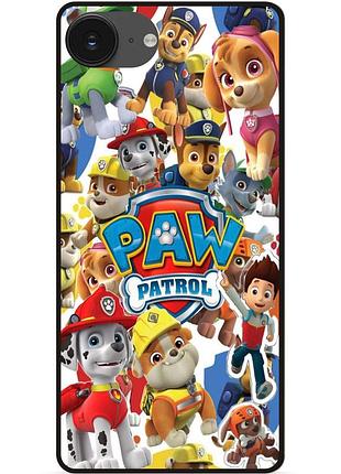 Силіконовий чохол бампер для iphone 17e з картинкою щенячий патруль paw patrol