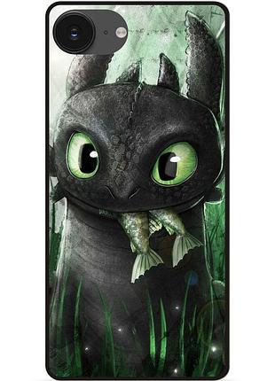 Силиконовый чехол для iphone 16e с картинкой как приручить дракона dragon