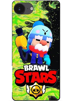 Чохол силіконовий бампер для iphone 17e з героєм бравл гейл brawl