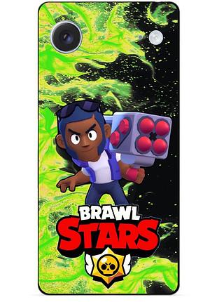 Чехол силиконовый бампер для iphone 17 air с героем бравл брок brawl