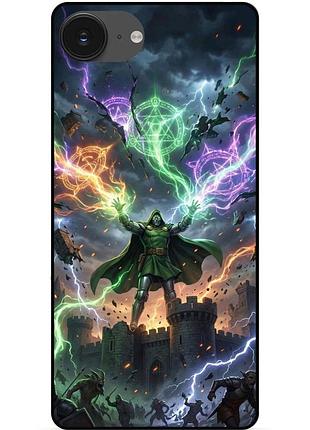 Силиконовый чехол для iphone 16e с рисунком doomsday доктор дум avengers