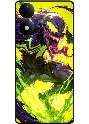 Силіконовий чохол бампер для xiaomi redmi note 17 з малюнком venom веном