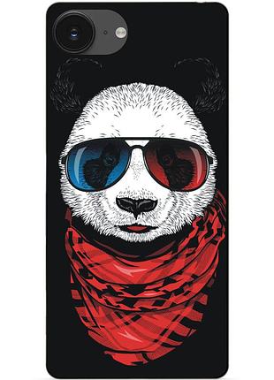 Чохол силіконовий бампер для iphone 16e з малюнком панда