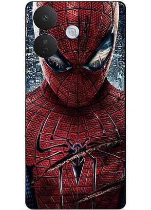 Чехол силиконовый бампер для xiaomi redmi note 17 pro человек паук spider man