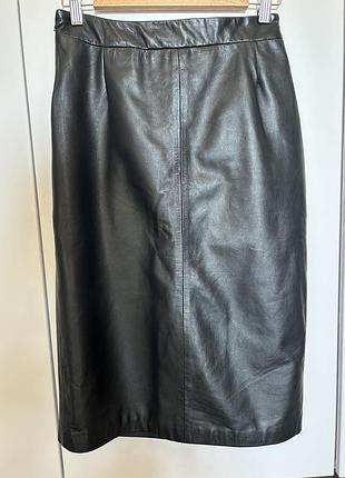 Шкіряна спідниця zara