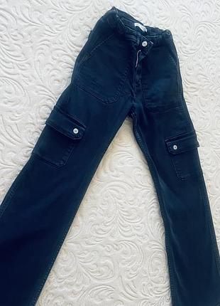 Джинси zara 13-14р чорні в гарному стані