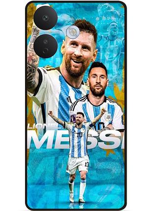 Силіконовий чохол бампер для xiaomi redmi note 17 pro з малюнком messi мессі