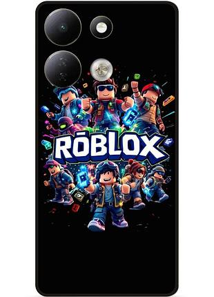Силиконовый чехол бампер для xiaomi redmi 17 с рисунком roblox роблокс