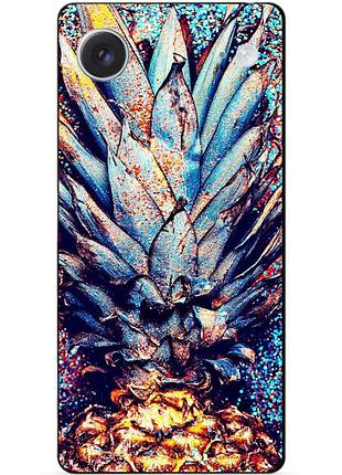 Чехол силиконовый бампер для iphone 17 air с рисунком ананас
