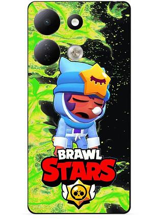 Чехол силиконовый бампер для xiaomi redmi 17 с героем бравл сонный сэнди brawl