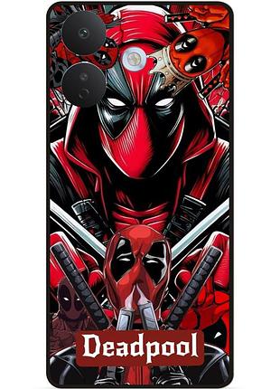 Силіконовий бампер чохол для xiaomi redmi note 17 pro з малюнком deadpool дедпул