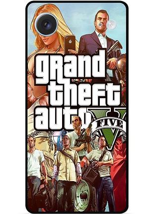 Чехол силиконовый бампер для iphone 17 air с рисунком гта gta