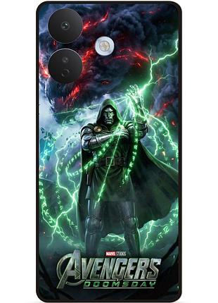 Силіконовий чохол бампер для xiaomi redmi note 17 pro doomsday доктор дум avengers