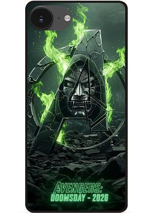Силіконовий бампер чохол для iphone 16e з малюнком avengers doomsday мстители