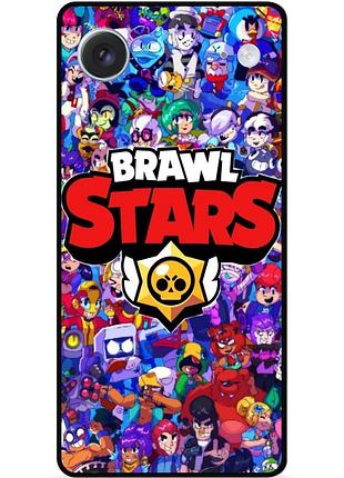 Силиконовый чехол для iphone 17 air с картинкой бравл силовая лига нокаут brawl леон ворон