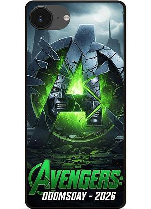 Силіконовий бампер чохол для iphone 17e з картинкою avengers doomsday мстители