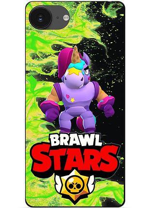 Чохол силіконовий бампер для iphone 17e з героєм бравл беррі brawl