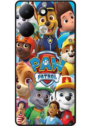 Силіконовий чохол бампер для xiaomi redmi 17 щенячий патруль paw patrol