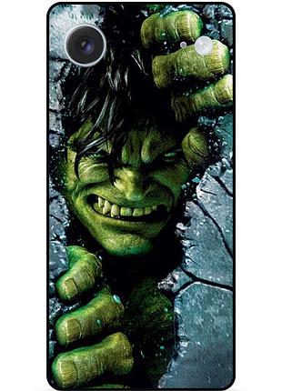 Силіконовий чохол бампер для iphone 17 air з малюнком халк marvel hulk
