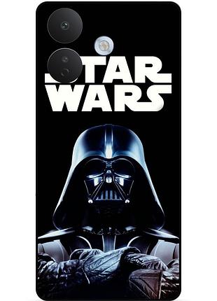 Силіконовий бампер чохол для xiaomi redmi note 17 pro з малюнком star wars зоряні війни дарт вейдер