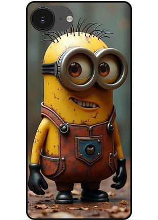 Чохол силіконовий бампер для iphone 16e з малюнком міньйон кевин minion
