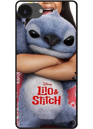Силіконовий чохол бампер для iphone 17e стич и лило stitch