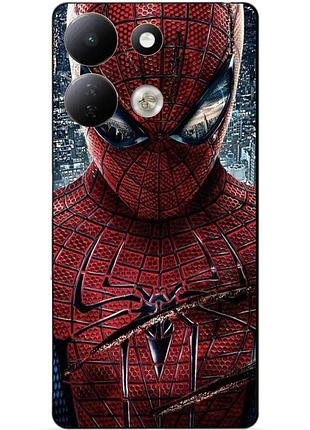 Чехол силиконовый бампер для xiaomi redmi 17 человек паук spider man