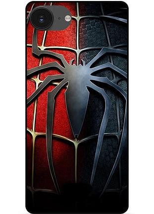 Чохол силіконовий бампер для iphone 16e з малюнком людина-павук spider man
