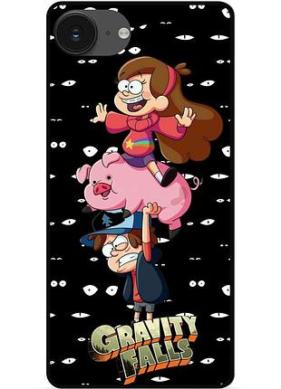 Силіконовий бампер чохол для iphone 17e з картинкою gravity falls гравити фолз
