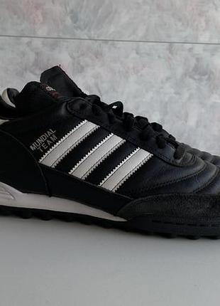 Adidas mundial team чоловічі шкіряні футбольні кросівки сороконіжки оригінал 43-й розмір
