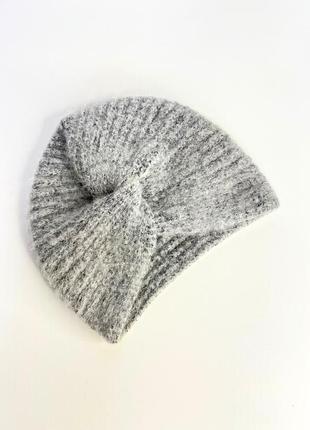 Шапка жіноча сіра  asos