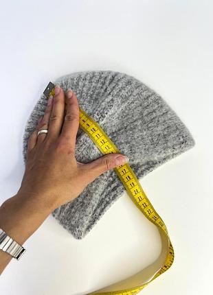 Шапка жіноча сіра  asos 3