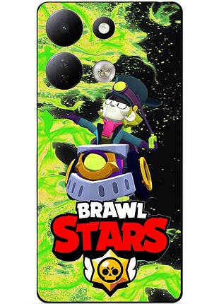 Чехол силиконовый бампер для xiaomi redmi 17 с героем бравл чак brawl