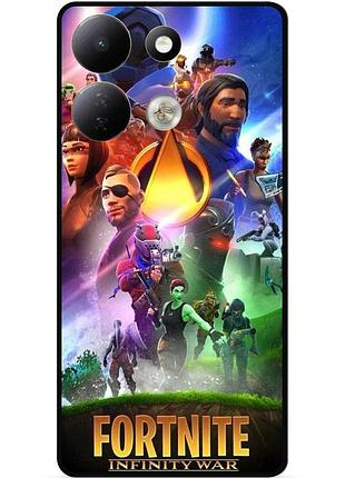 Силіконовий чохол бампер для xiaomi redmi 17 з малюнком fortnite фортнайт
