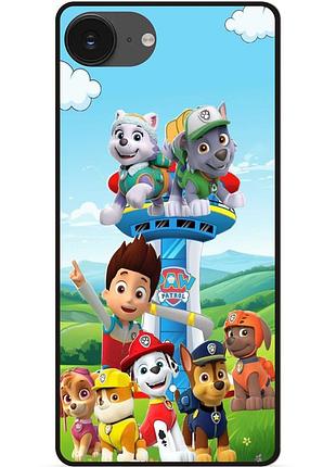 Силиконовый чехол для iphone 17e с картинкой щенячий патруль paw patrol