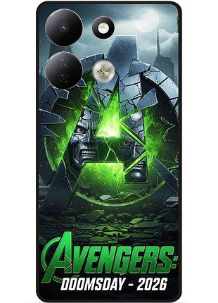 Силіконовий бампер чохол для xiaomi redmi 17 з картинкою avengers doomsday мстители