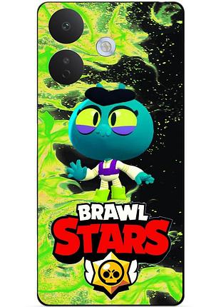 Силіконовий бампер чохол для xiaomi redmi note 17 pro з героєм бравл єва brawl