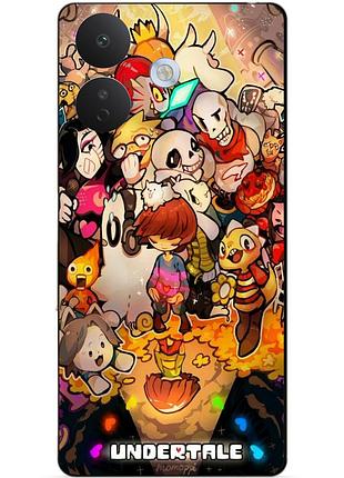 Силіконовий чохол бампер для xiaomi redmi note 17 pro з малюнком андертейл undertale