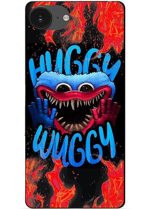 Чехол силиконовый бампер для iphone 17e с рисунком хагги вагги huggy wuggy
