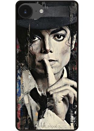 Силіконовий бампер чохол для iphone 17e з малюнком michael jackson майкл джексон