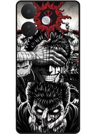 Силіконовий бампер чохол для xiaomi redmi note 17 pro з картинкою berserk берсерк манга