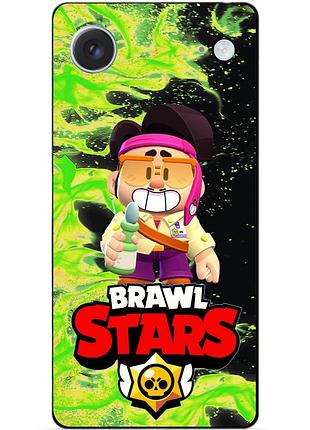 Чехол силиконовый бампер для iphone 17 air с героем бравл джэ ён brawl