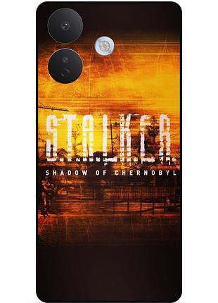 Силіконовий бампер чохол для xiaomi redmi note 17 pro з малюнком stalker сталкер