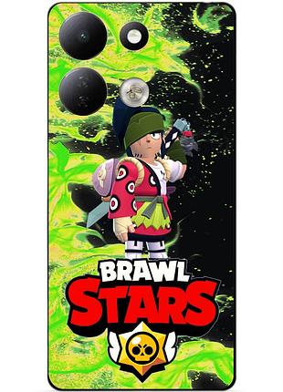 Чехол силиконовый бампер для xiaomi redmi 17 с героем бравл кендзи brawl