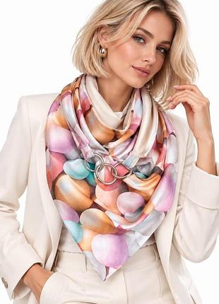 Жіночий теплий двостороній шарф "рожева мрія" серія "единбург" my scarf