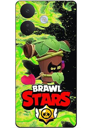 Силіконовий бампер чохол для xiaomi redmi note 17 pro з героєм бравл транк brawl