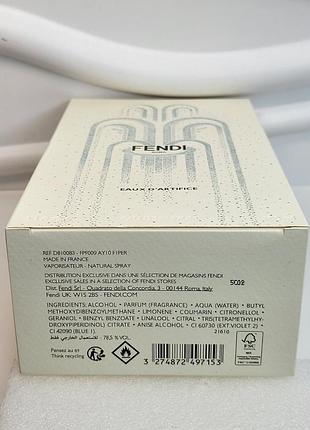 Fendi eaux d’artifice eau de parfum 100 мл 5