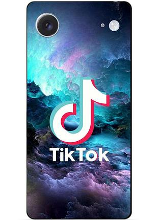 Силіконовий чохол бампер для iphone 17 air з малюнком tik tok тік ток