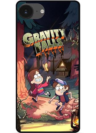 Силиконовый бампер чехол для iphone 17e с рисунком gravity falls гравити фолз
