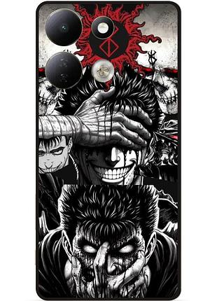 Силіконовий бампер чохол для xiaomi redmi 17 з картинкою berserk берсерк манга
